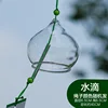 Étiquette de carillon éolien goutte d'eau-étanche