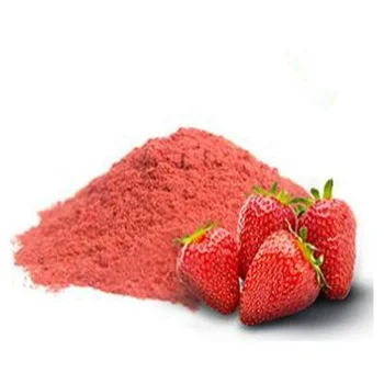 Organic fruit juice powder freeze dried strawberry extract powder in bulk