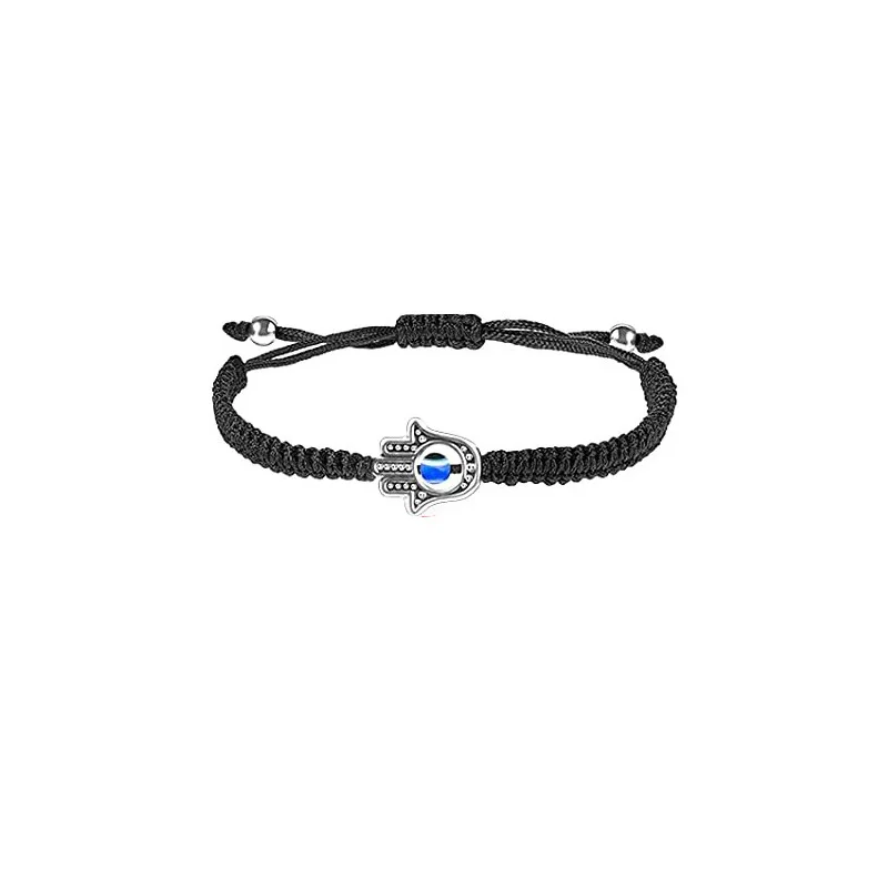 10pcs/lot Handmade Blue Eye Good Luck Pulseras 7 Knots Red String