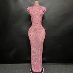 Shop Our Novance Y2507-G Pink Club Dress with Diamond Details Shop Our Novance Y2507-G Pink Club Dress with Diamond Details