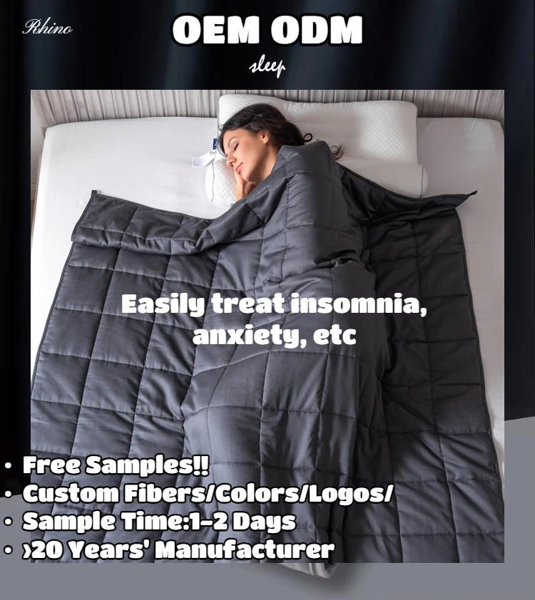 Free Sample 15lbs 20lbs 25lbs Cotton Anxiety Autism Adult Heavy