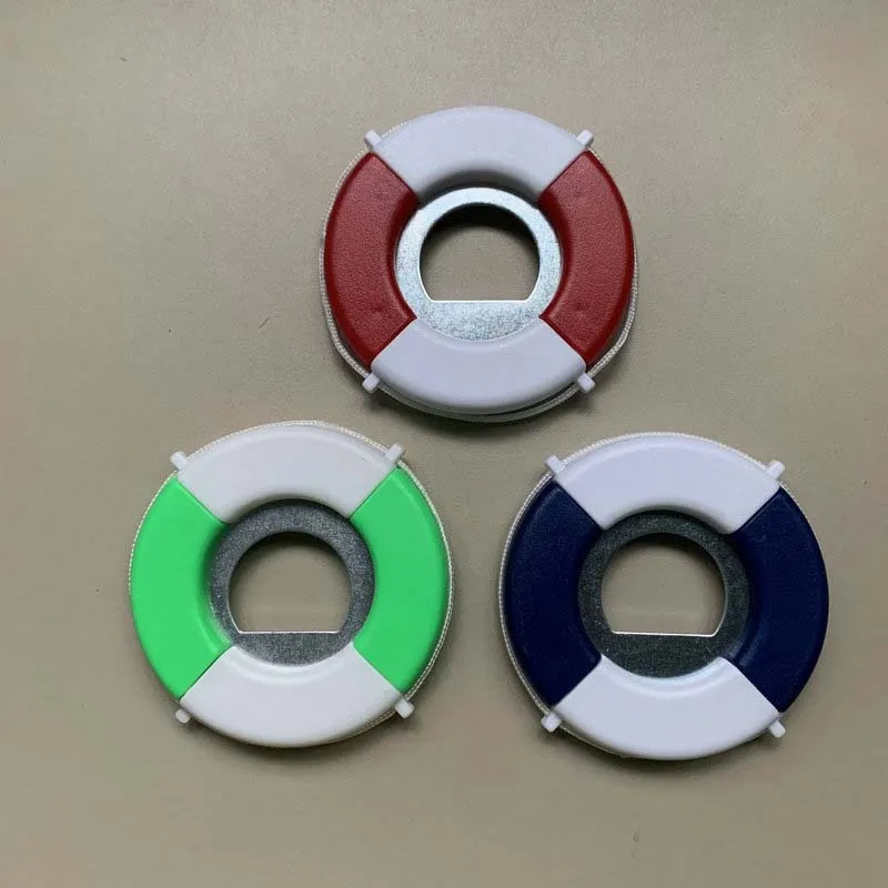 Summer Beach Promotion Round Plastic Beer Opener Beach Gift Ring Buoy Lifesaver Bottle Opener Life Buoy Beer Bottle Opener