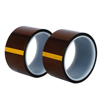 Electrical High Insulation materials PI Gold Finger Kaptone Polyimide Film High Temperature Silicone Adhesive tape