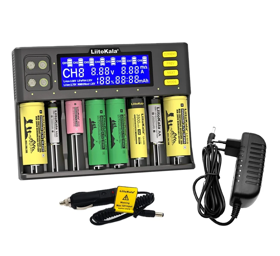 Liitokala Lii-S8 Battery Charger - Efficient and Reliable