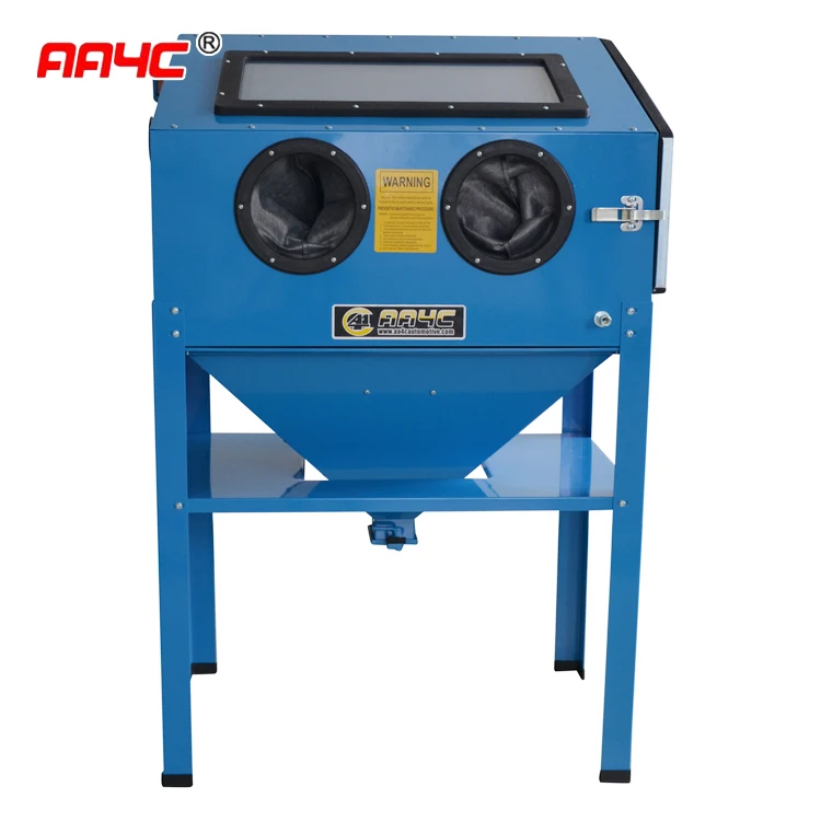 AA4C 220L Sand Blasting Cabinet  Sandblast Cabinet  Sandblasting Machine for Workshop