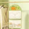 Cartoon hanging bag, two layers, green