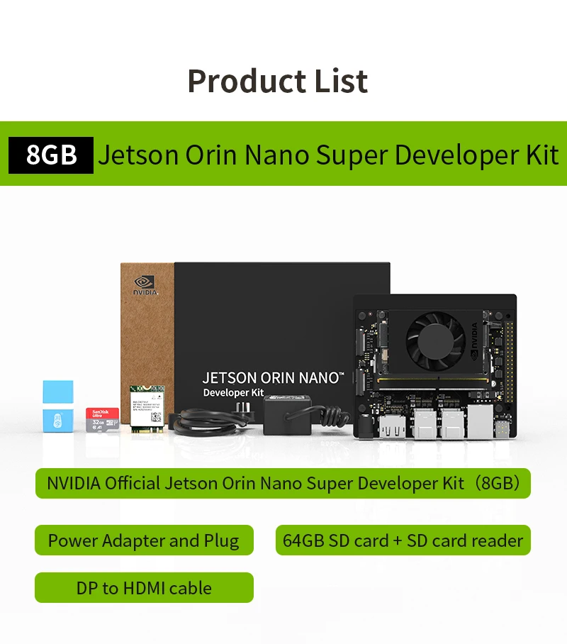 Original NVIDIA Jetson Orin Nano Developer Kit 8GB with 67 TOPS AI ...