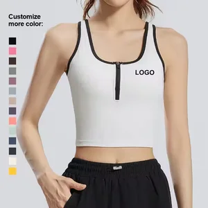 High Quality Comfortable Strappy Sexy Bras Woman's Sport Training Exercise Yoga Bra Slimming Fashion Design Seamless Adults High
