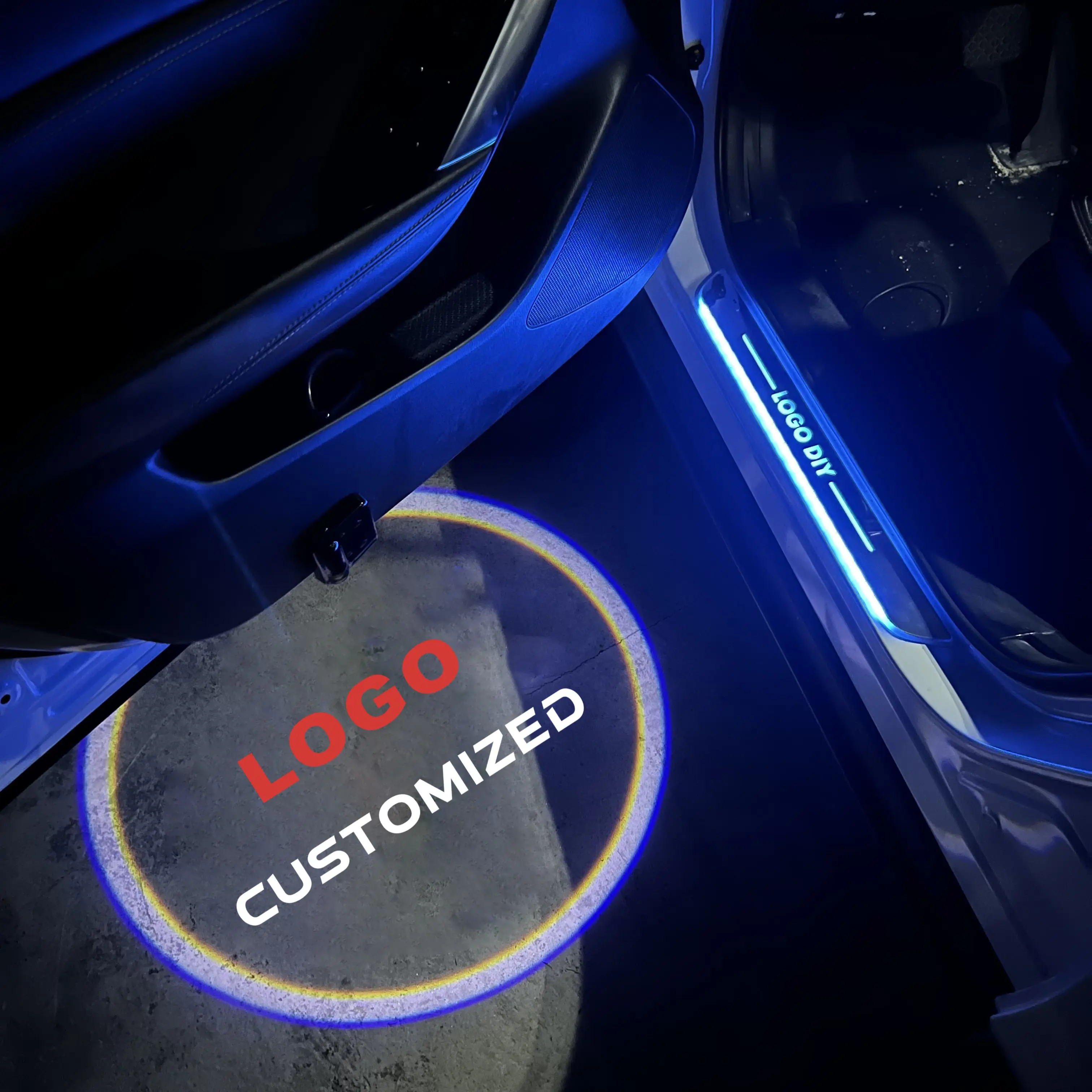 High Quality Custom Logo Car Door Led Projector Light For Toyota For Camry Crown