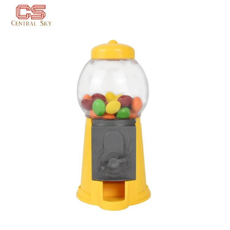 Торговый автомат для конфет, игрушка с круглыми маленькими конфетами, мини диспенсер для жевательных шариков, игрушка, сладкие конфеты для детей