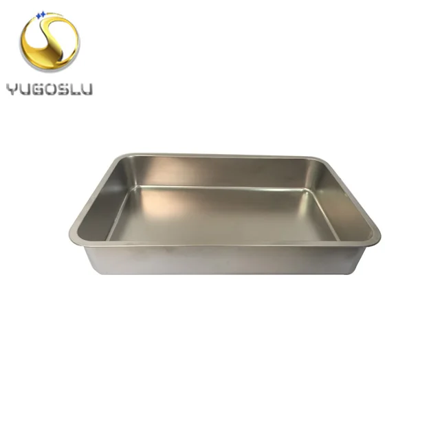 
Оптовая продажа, глубокий сервировочный поднос из нержавеющей стали для ресторана и отеля 