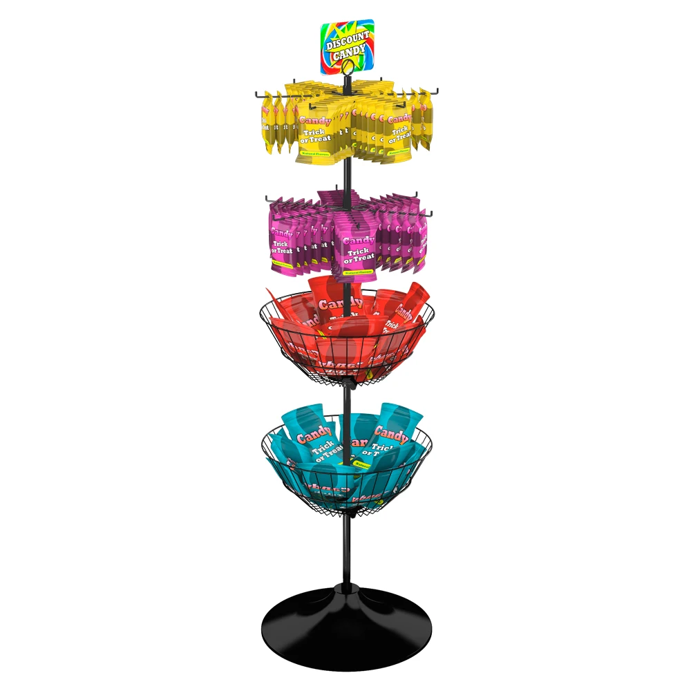 Custom Rotating Candy Display Rack