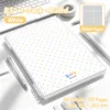 Quaderno ad anelli B5 a pois bianchi