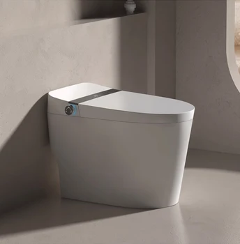 Automatic Flush Wc Intelligent Toilet Bowls Rimless Water Closet Smart Toilet With Remote Control
