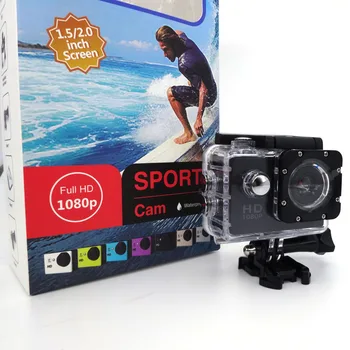 Cheapest A7 Action Camera 1080P SJ4000 Helmet Sports DV Waterproof Underwater 30M Camera Camcorder