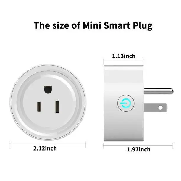 Tuya Smart Life App Mini Plug Socket Wifi Enabled Usa Japan Smart Plug