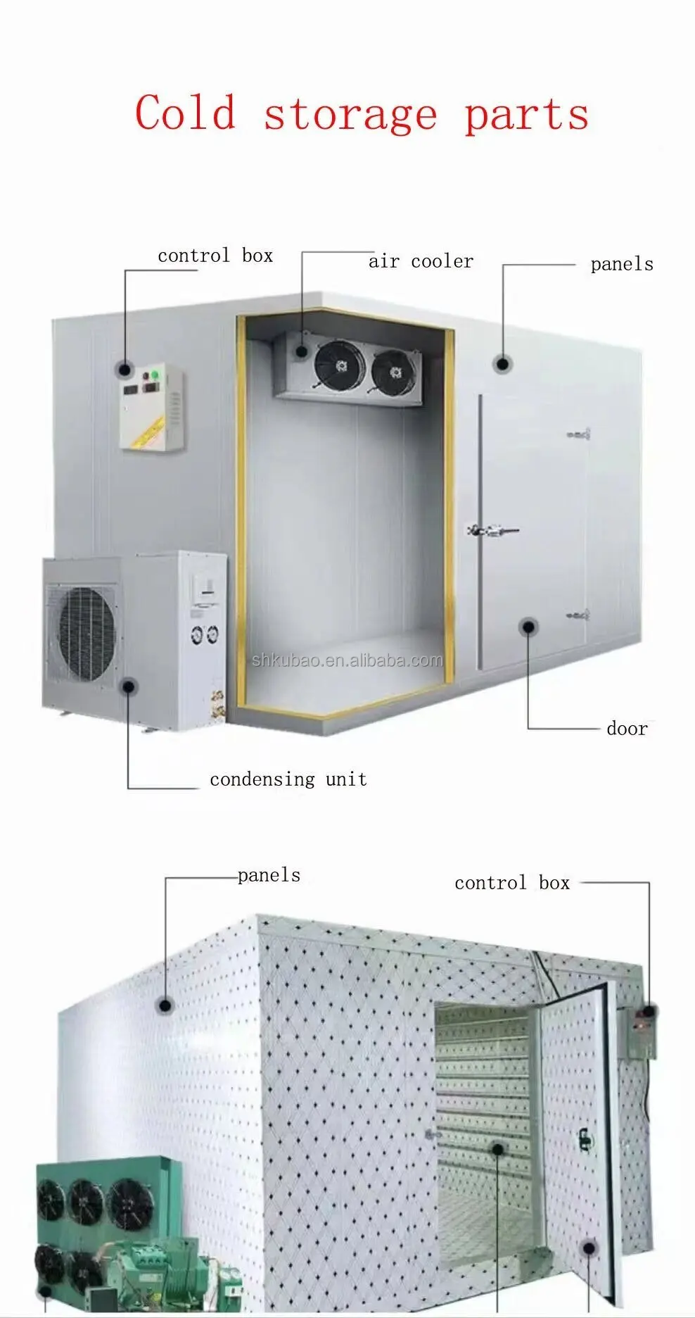 2CES-3Y compressor Box type Air cooled 3HP condensing unit fan grille and blades stainless steel condensing unit price