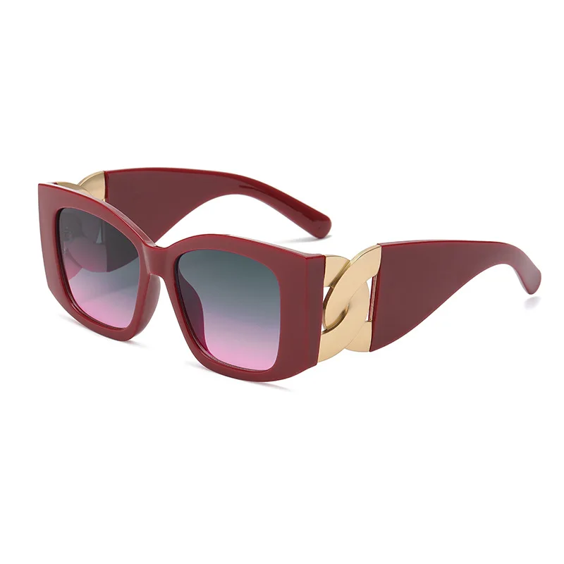 2024 Y2K Luxury Brand Designer Oversized Square Sunglasses display picture 1