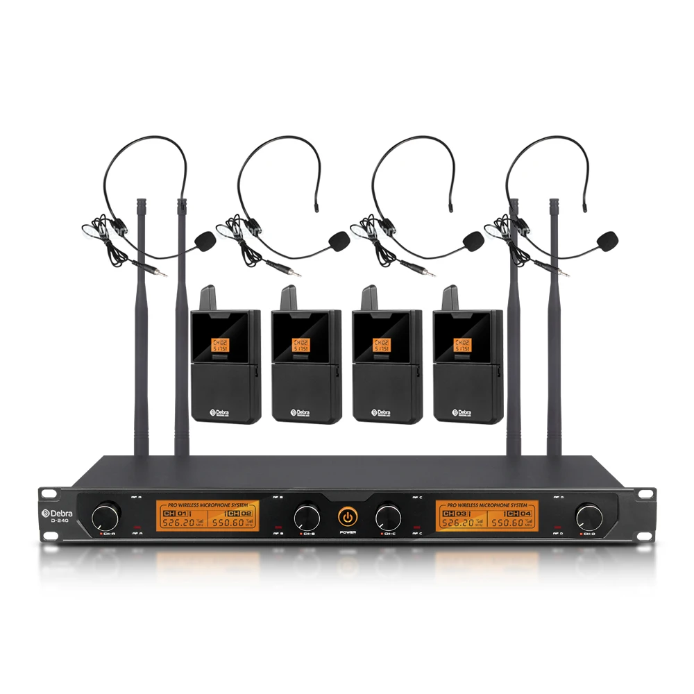 Debra Audio D 240 UHF 4Channel Lavalier Alibaba