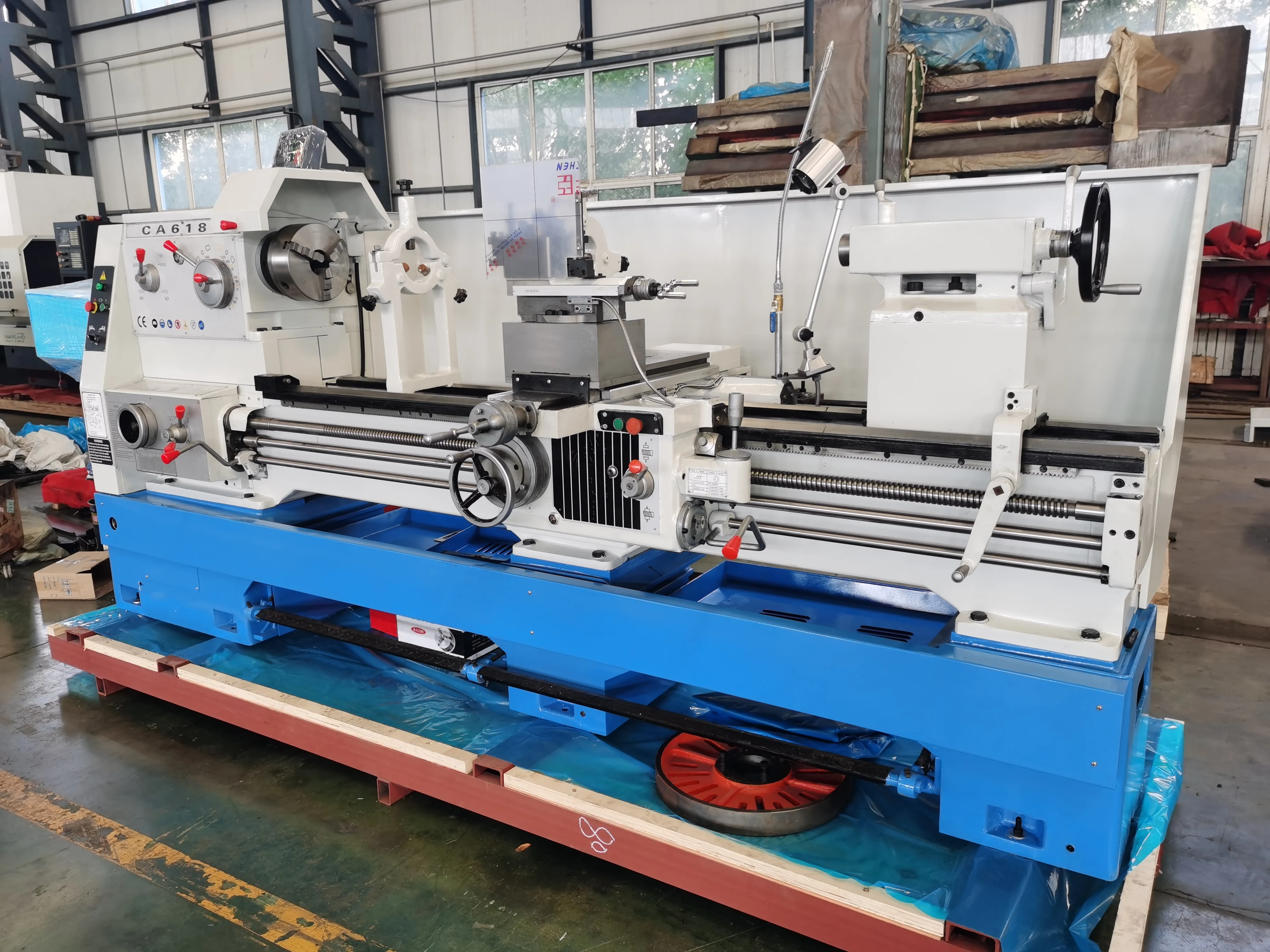 Horizontal Flat Bed Lathe Machine For Metal Ca6140 Ca6240 Manual Lathe ...