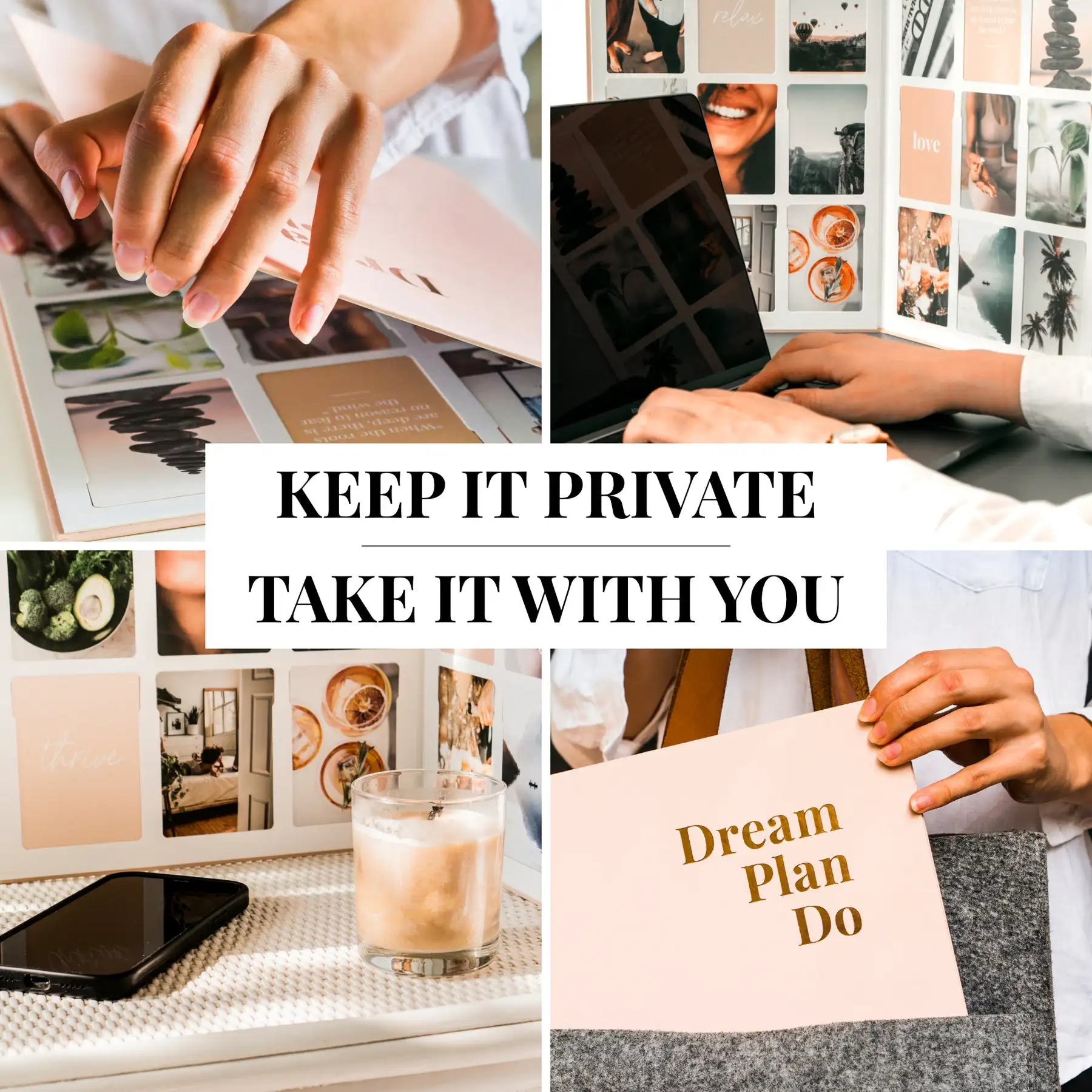 Индивидуальная печатная доска для настроения поставляет новое издание, набор карт для журнала С планировщиком