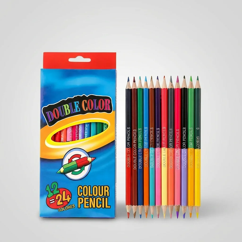 Doppelseitige Buntstifte Mit 24 Farben Für Kinder Zum Malen_voghion.com