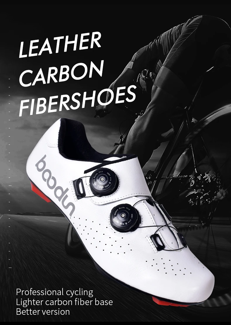 Boodun 1291 Custom Logo Cycling Shoes Carbon Bicycle Mountain Bike Lock