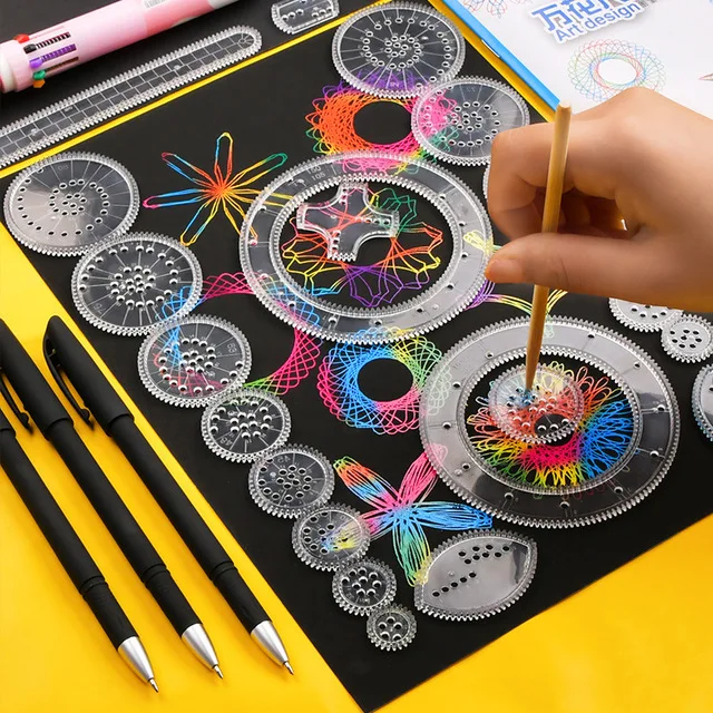 Wholesale Stationers -SPIRAL ART SET,Drawing Set Brand: Kreative Kids  SPIROGRAPH
