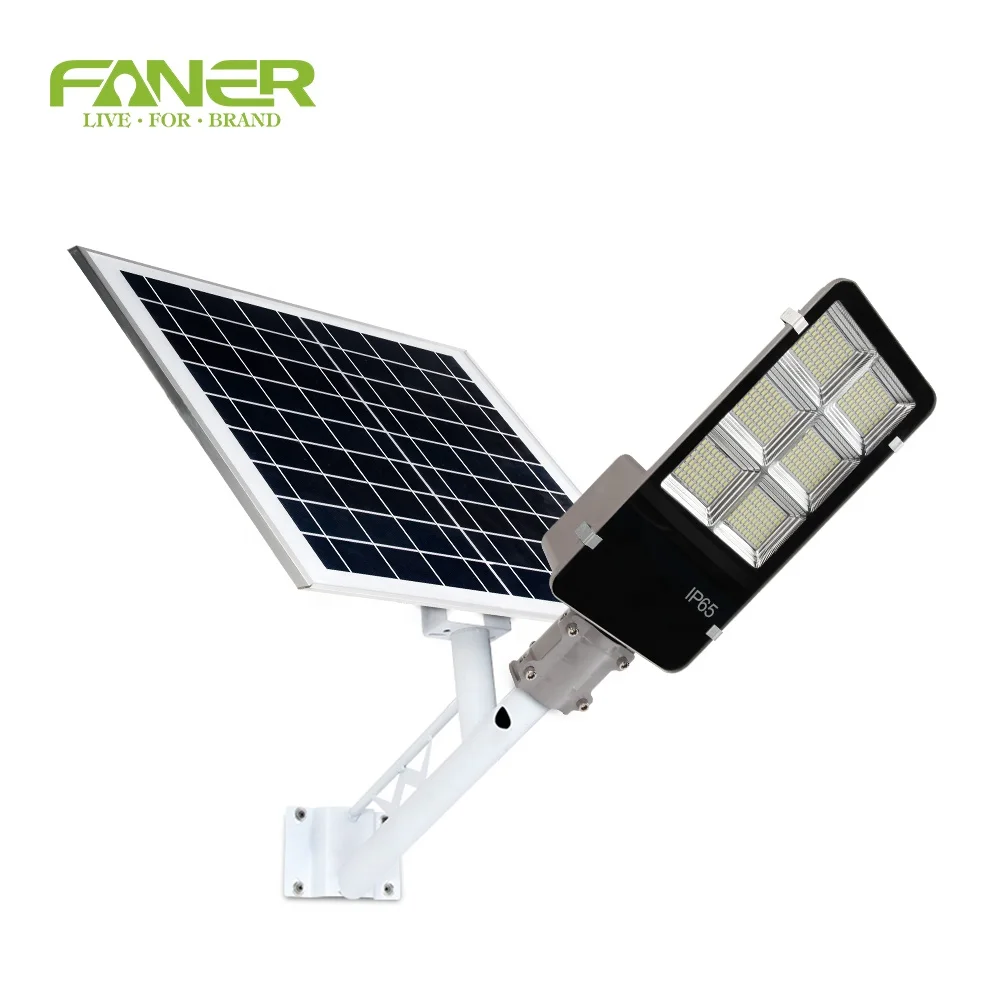 integrated high lumen high power 25 50 100 150 200 300 watts ip66 solar led street light with solar panel india lamp