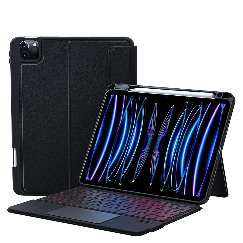 Magnetic Detachable Bluetooth Keyboard for iPad Lightweight Portable Type-C Charging Compatible for iPad Air Pro Laudtec