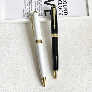 Factory Wholesales Popular High Quality Classic Brand Custom Logo Luxury Promotional Premium Business Gift White Metal Ball Pen