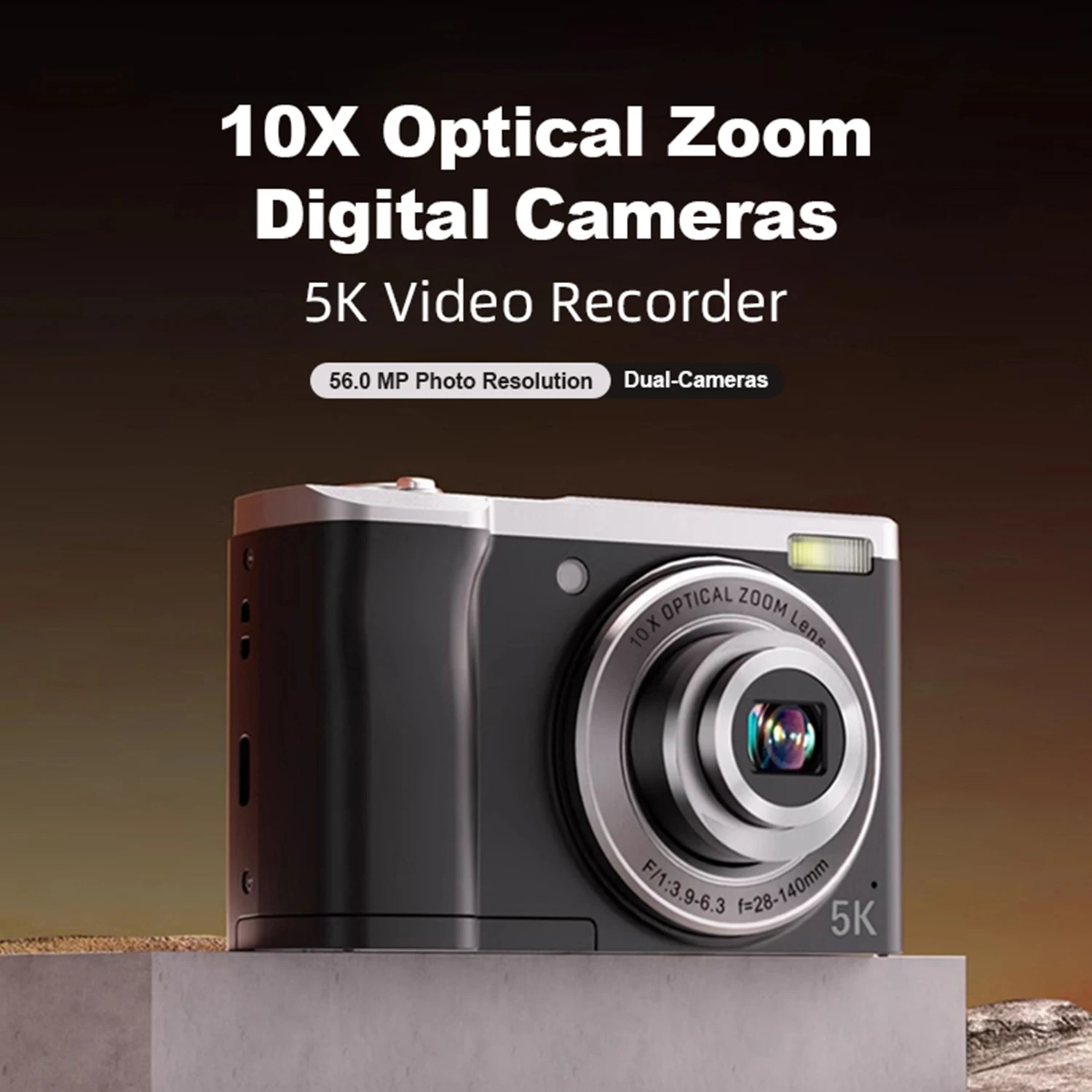 DC305X Digital Camera - 56MP, 5K Video, 2.8'' IPS, 10X Optical