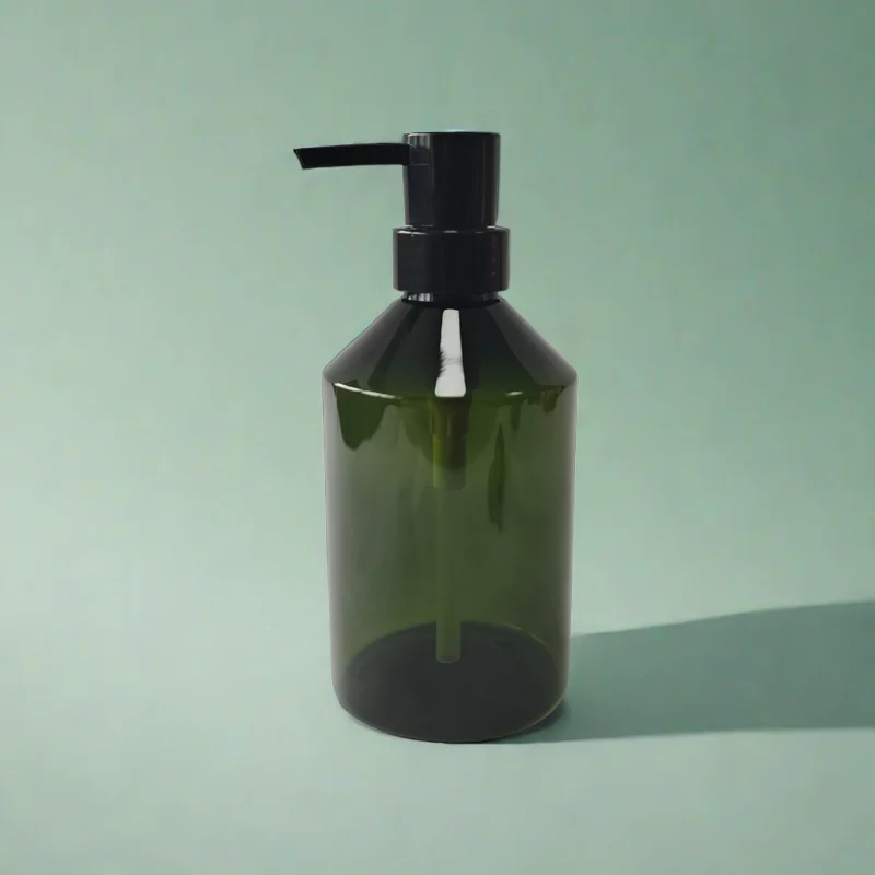 Custom Luxury 500ml PET Plastic Pump Bottle Shampoo Shower Gel Body Wash Bottle