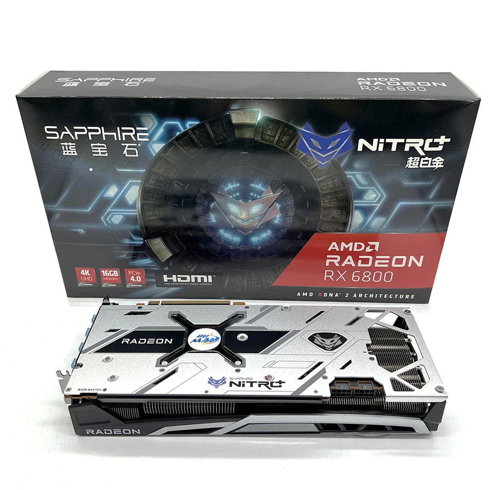 Sapphire 6800 Nitro+ Gaming Graphics Card 16GB RX 6800 XT