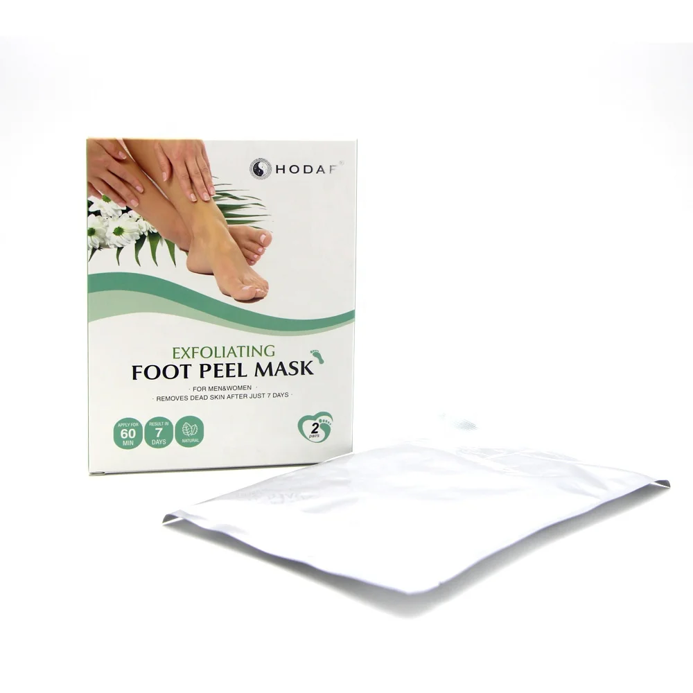 OEM feet exfoliating foot mask organic biodegradable exfoliating foot peel mask