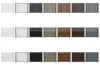 Blanco/Negro/Gris Plata/Rojo Azufaifa/Teca/Color Madera Vieja