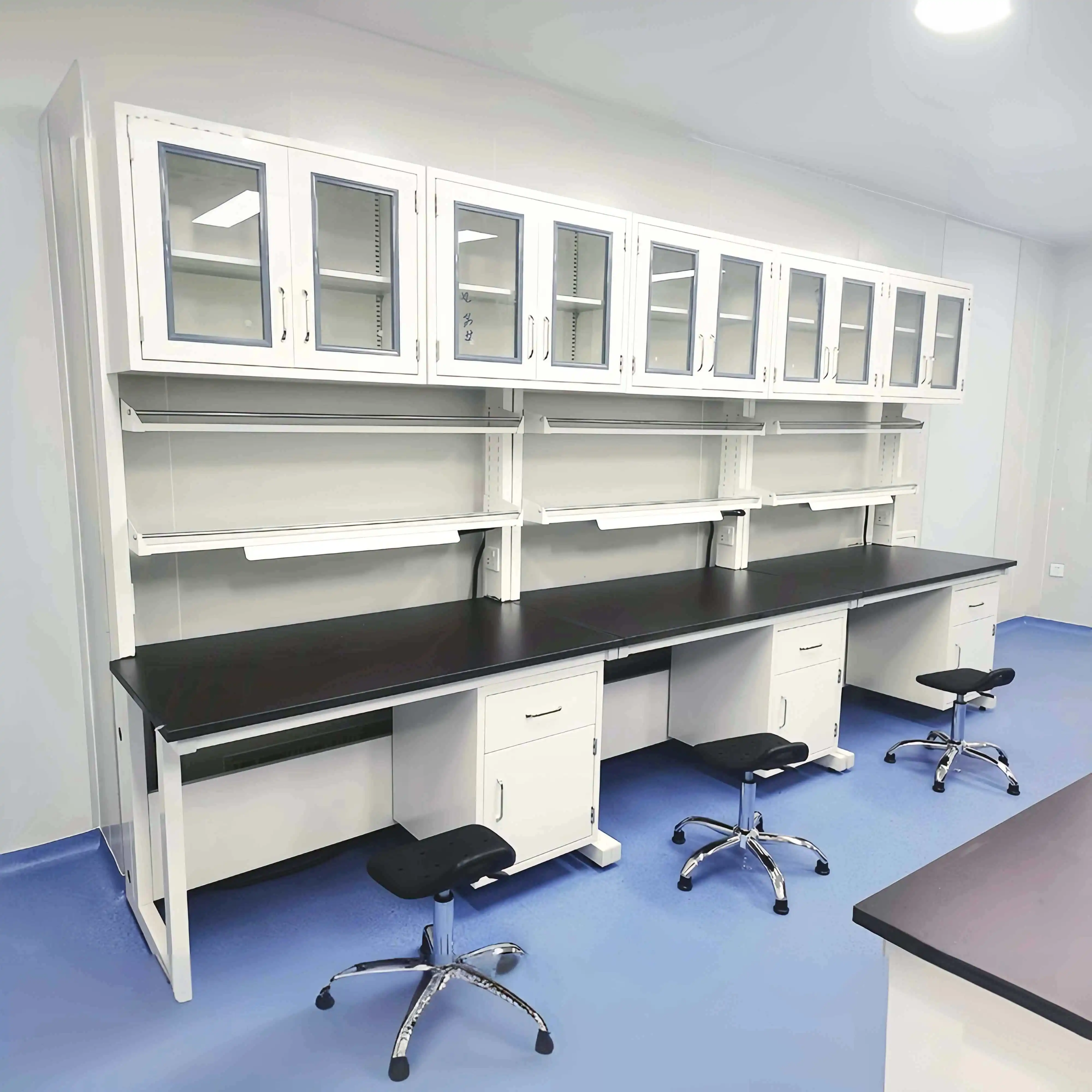 H-frame Modular Workstation Lab Clean Bench Furniture for Science and Medical Side Cosmetic Laboratory Furniture Tables