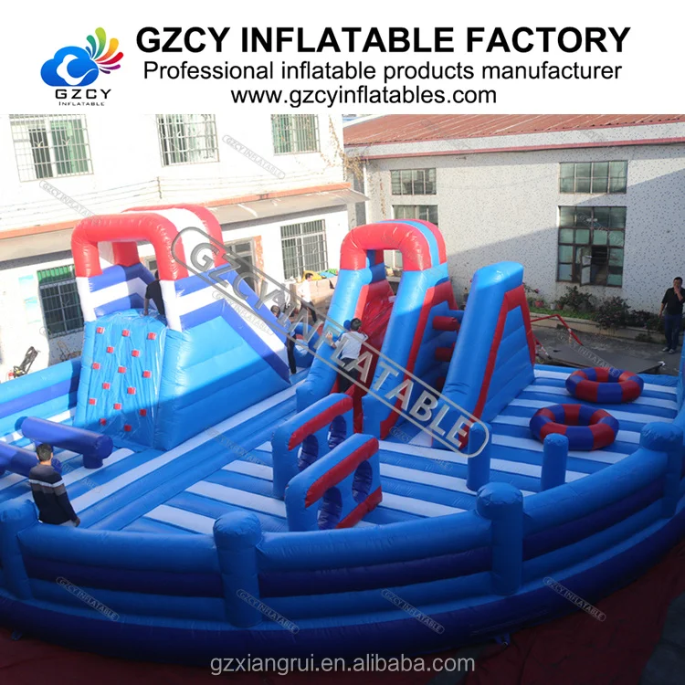 Commercial Big Inflatable Amusement Park Adult Inflatable Obstacle ...