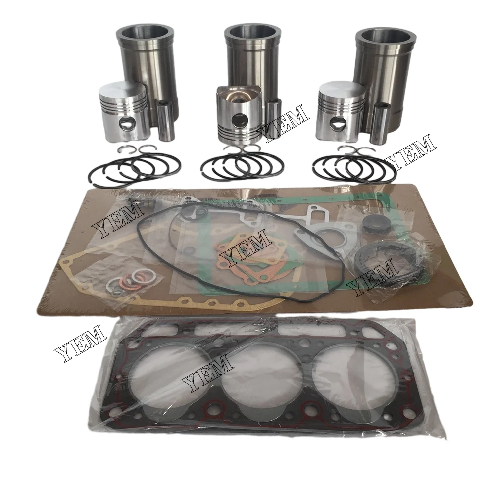 3x for Yanmar Overhaul Kit With Gasket Set 3T84 Engine Spare Parts 2
