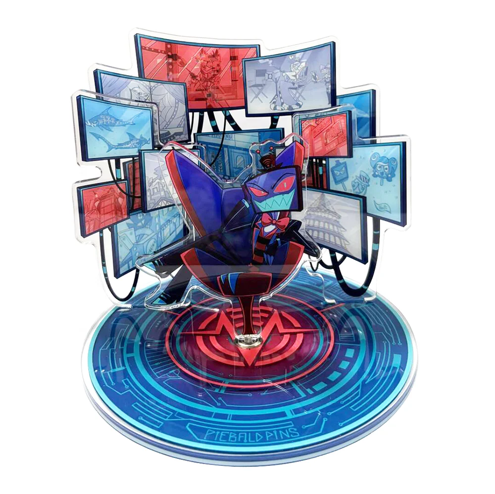 Factory Custom Anime Acrylic Stand Rotating Acrylic Standee Display