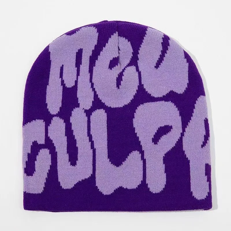 帽子 18FW Supreme Big Logo Beanie Purple