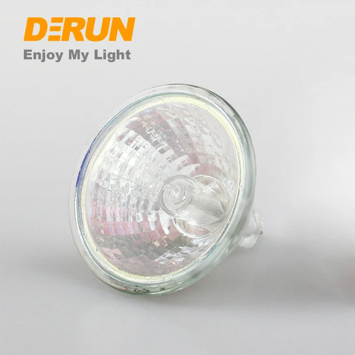 Dimmable 12V 16W 20W 28W 35W 40W 50W Halogen Bulb with GU5.3 and Clear Glass Comfortable Warm White Lamp HAL-MR16