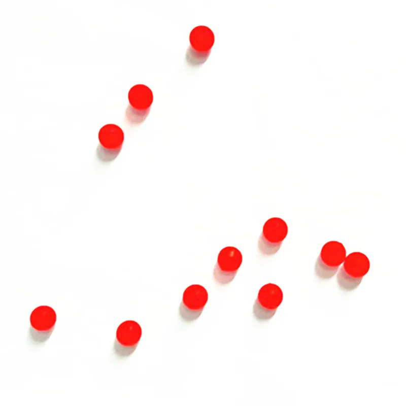 CHXFOAM Floats Red Color EPS Foam Round Popup Beads Fishing Bobber Buoys Floats for Fly Fishing Tool Accessories