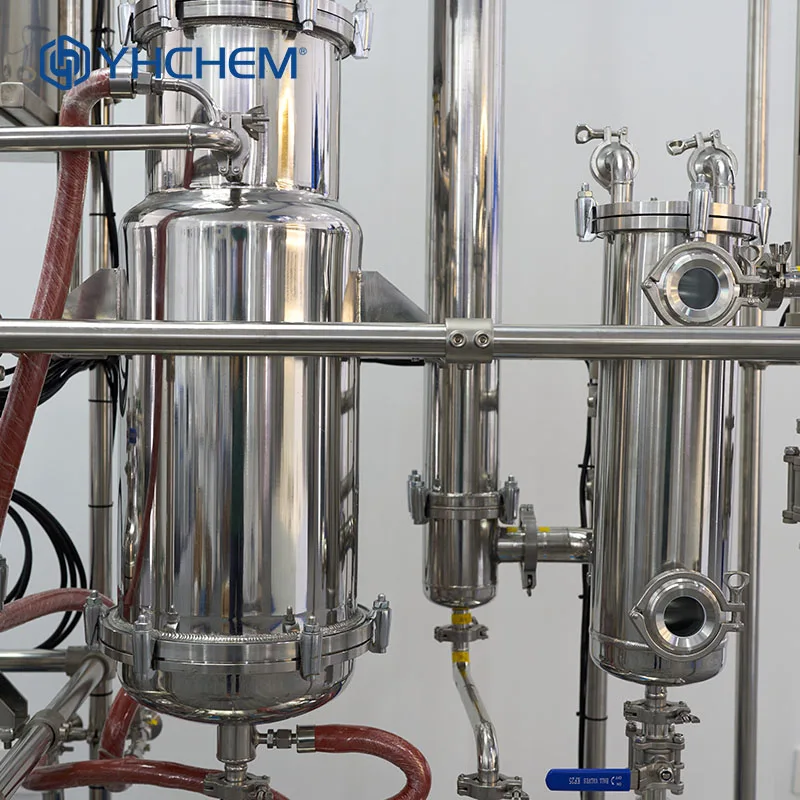 Atmospheric Decompression Distillation Column Alcohol Distillation Machine Stainless Steel Vacuum Distillation Tower