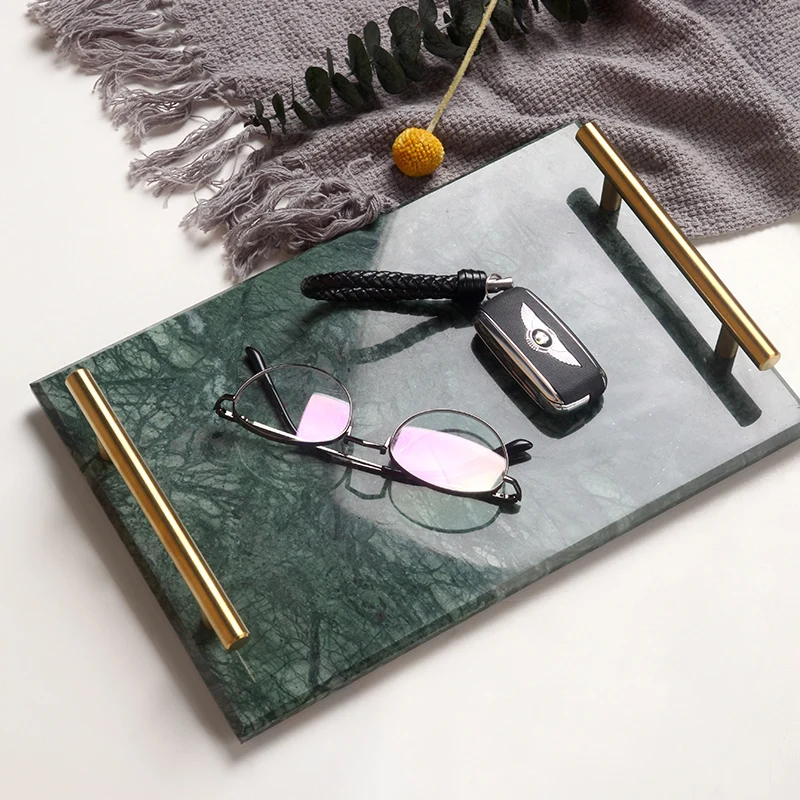 Новое поступление домашний декор в скандинавском стиле черный мраморный поднос керамический узор животных орнамент керамика и