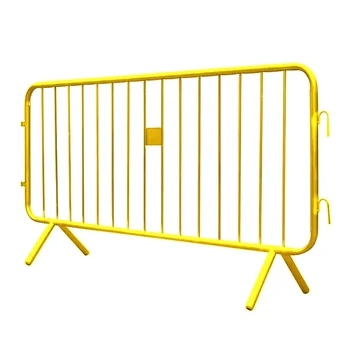 Heavy Duty Galvanized Steel Concert Crowd Control Barrier Fence Low Maintenance Driveway Gates Event Security Crowd Management