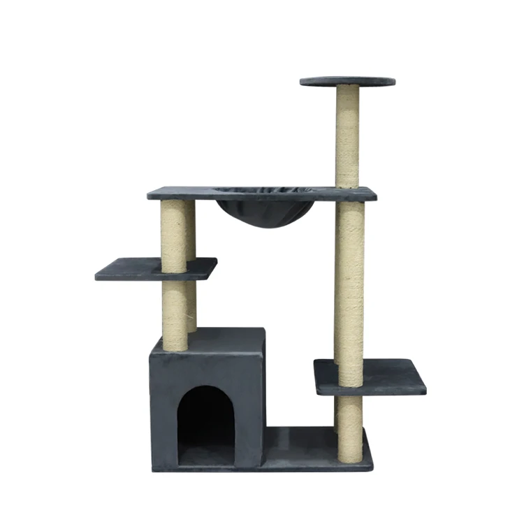 
 Большая башня Кондо Мебель царапинный столб домик для домашних животных игровое дерево для кошек  