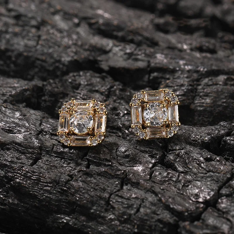 Statement Geometric Earrings Gold and Silver Trend