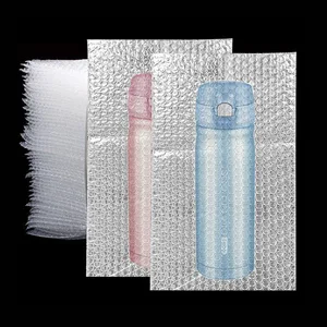 Custom Thick Double Wall Bubble Mail Bag Clear Cushioning Wrap Express Bag for Fragile Commodity Packaging and Storage