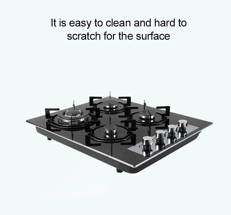 Builtin Gas Stove With Ceramic Hob 7.8kw Big Fire Gas Burner With